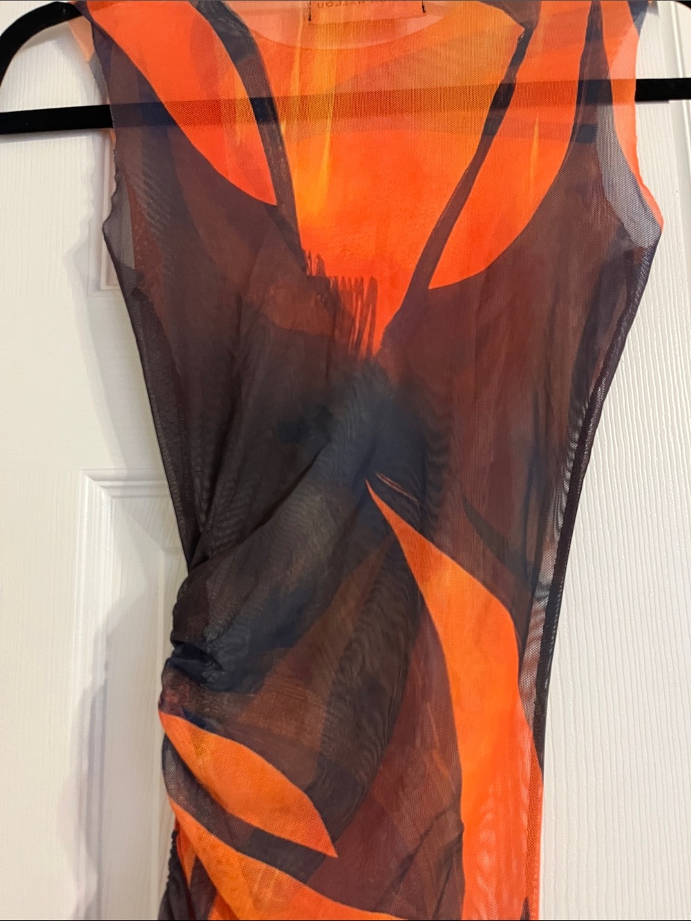 Louisa Ballou Heatwave Sheer Mini Dress - Picture 9 of 10